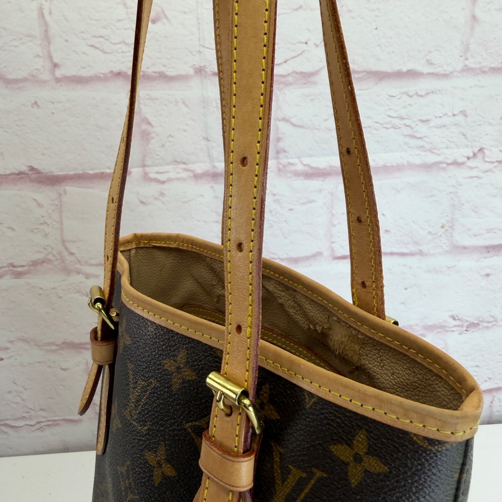 Louis Vuitton Monogram Vintage Petit Bucket PM Tote - Picture 6 of 16